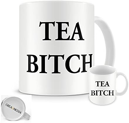 Tea Bitch Mug - Office Prank - Joke- funny - brew makes - teasmade Print by Tea Bitch