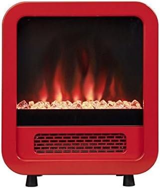 Pacific Heat Mini Retro Electric Stove (Red)