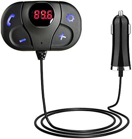 Bluetooth FM Transmitter for Car, Fast Car Charger, HiFi Wireless Radio Adapter, Microphone Hands-Free Calling, Support TF Card