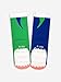 Lion and Zebra, T-Rex and Triceratops, Polar Bear and Penguin - Toddler Sock Set - Mighty Mates Mismatched Friends 3-Pack