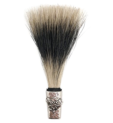 Hat Pin Gamsbart Brush with Edelweiss & Strap/5.5