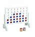 Etna Giant Wooden 4 in a Row Board Game Set - 4 Connect Fun Family Game for Backyard, Lawn, Game Room, Indoor/ Outdoor Parties. Includes Portable Carrying Bag (23.5 Wide 19.75 High)
