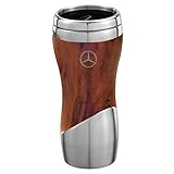 Mercedes Benz Wood Grain Tumbler Coffee Mug
