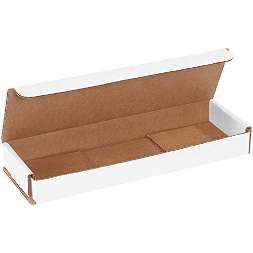 BOX USA Small Shipping Boxes 10"L x 3"W x 1"H, 50-Pack | Foldable Corrugated Ca…