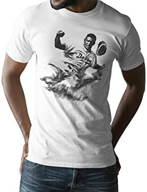Androo's Art Jackie Robinson T-Shirt, Jackie Steals Home Unisex T-Shirt White