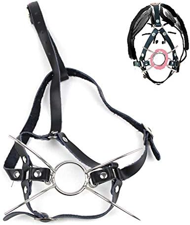 SLANGOHA Spider Shape Metal Mô-ùth Ring Open Gág Ball Gág Mô-ùth Plug Full Head Harness s games for women