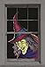 Window Poster Halloween Feeny The Witch by WOWindows USA-Made Decoration Includes 1 Reusable 34.5