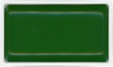 KitAbility Gansai Tambi Watercolor Paint Pan Ocean Green Number 52 Single Solid Color fits in 12 18 24 and 36 Trays Japanese Traditional Solid Water Color