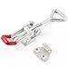 Uxcell a13122500ux1103 Cupboard Metal Lever Handle Toggle Catch Latch Lock Clamps Hasp 5.3