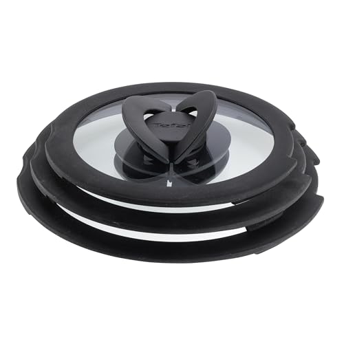 Tefal Ingenio glazen deksels, 16/18/20 cm, ruimtebesparende opslag L98491