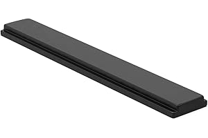 PALPITATEC Upgrade Shower Door Magnet - 2-1/2" Long Glass Shower Door Magnet Replacement for Swing Shower Doors Shower Door Handles Shower Door Strike Jamb (Black)