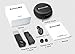 EchoAMZ Mini Bluetooth Earpiece In-Ear Smallest Wireless Bluetooth Earbud Small Car Bluetooth Headset with Mic (2 Magnetic Chargers, 6 Hours Playtime, 1 Piece) (Black)
