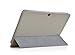 GOOQ 3 Folio Silk Pattern Leather Stand Case Cover for HP10 2101RA /HP 10 Plus 2201RA 10.1