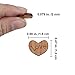 besttoyhome 400 Pcs Rustic Wooden Love Heart Ornaments Mini Hearts Table Scatter Heart Shaped Wood Slices Cutouts Wood Heart Confetti for Valentine's Day Crafts Wedding Decorations
