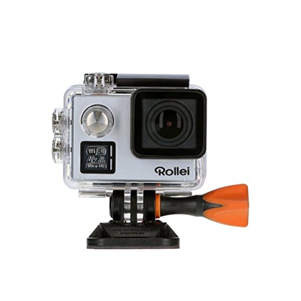 Rollei Actioncam 530 WiFi Action Cam (mit 4k Video Auflösung, Weitwinkelobjektiv, Bildstabilisierung, bis 40 m… – Bild 3