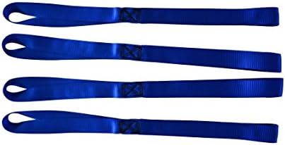 SECULOK 1" x 12' Soft Loop Tie-Down Straps, 4-Pack