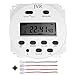 12V Timer Switch Programmable Digital 12 Volt DC/AC/Solar Battery Powered primary