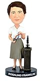Royal Bobbles Rosalind Franklin Bobblehead with double helix and microscope