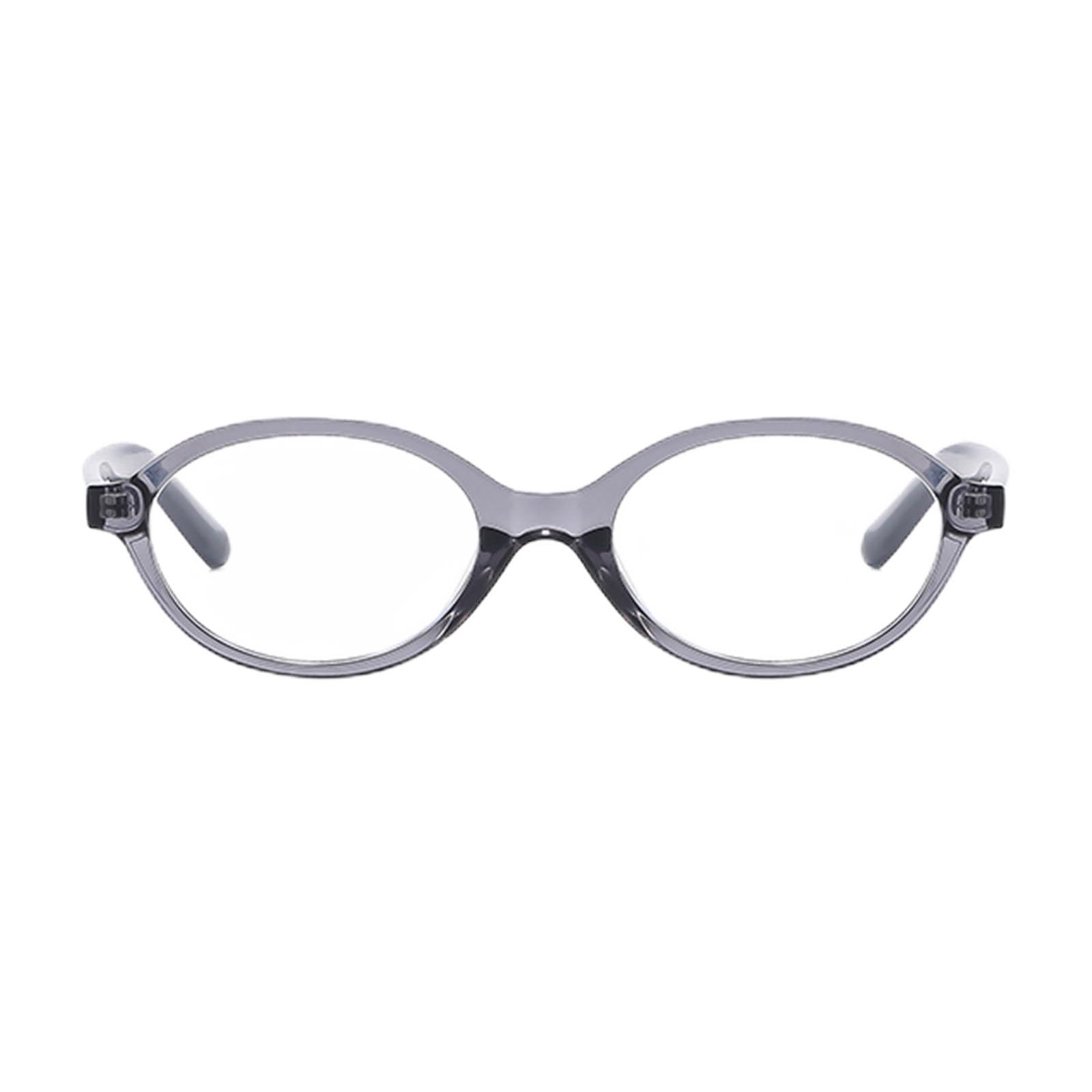 YAMEIZE Small Oval Blue Light Blocking Glasses for Women Men,Retro Anti Blue Light Eyeglasses Computer Gaming Glasses