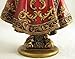 Roman Infant Of Prague With Cross Royal Red Robes 2 x 6 Inch Resin Stone Tabletop Figurine  