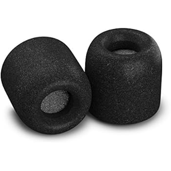 Comply Isolation Plus Tx-400 Memory Foam Earphone Tips with WaxGuard, Noise Cancelling Soft Replacement Earbud Tips, Secure Fit (Medium, 3 Pair)