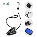 Ledgle LED Book Light Rechargeable Extra-Bright 8 LEDs, Easy Clip On Reading Light, 5 Brightness Settings, Soft Padded Clamp, USB Cable & UL Certified CE Charger. Perfect for Night Readers