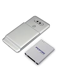 perfine para LG V20 Extended bl 44e1 F 6400 mAh Combo Kit de batería (Batería + teléfono celular Cover black sliver)