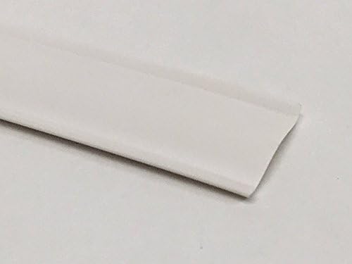 LPC White RV Camper Trailer Vinyl 7/8" x 50' Flat Insert Trim Mold Flexible Screw Cover