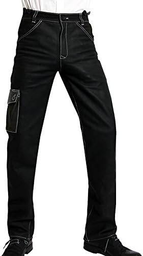 Fuente Cargo Old School Men Suede pants trouser black, Size: 60