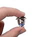 Quentacy 9-Pack 16mm Momentary Push Button Switch 1NO SPST Stainless Steel Waterproof Switch