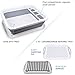 Collapsible Dish Drying Rack with Drain Board【New Version】 Portable Dinnerware/Glassware/Tableware Organizer - Perfect for Small Kitchen,Camper, RV,Caravan,Travel (Elegant Gray)