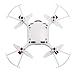 ZANTEC Syma X20 10 Inch Mini Remote Control 55yd RC Helicopter Best Pocket Drone Quadcopter White
