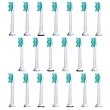 E-Cron® Replacement Toothbrush heads Compatible With Electric Toothbrush Philips Sonicare ProResults,20 pcs (5x4)