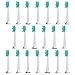 E-Cron® Replacement Toothbrush heads Compatible With Electric Toothbrush Philips Sonicare ProResults,20 pcs (5x4)