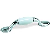 Laurey 15527 First Family 3-Inch Pull, Chrome with White Inset