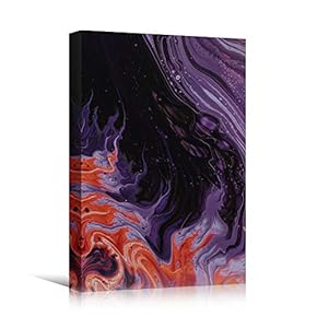 signwin Canvas Wall Art Liquid Abstract Colorful Decorative...