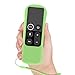 for Apple TV Remote Case SIKAI Shockproof Protective Silicone Cover for Apple TV 4K / 4th Gen / 5th Gen Siri Remote Skin Holder Skin-Friendly Anti-Slip Anti-Lost with Remote Loop (Glow in Dark Green)
