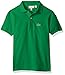 Lacoste Children's Legacy Short Sleeve Classic Pique Polo, Rocket Green, 4