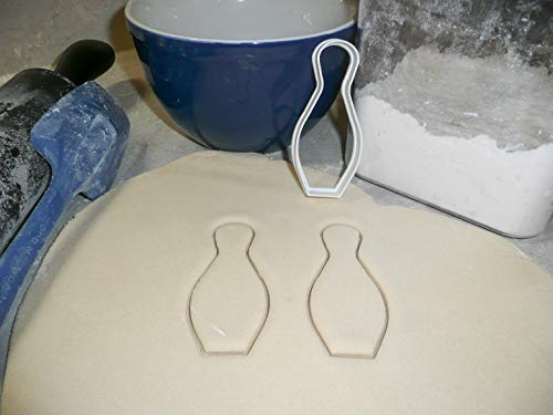 BOWLING PIN BOWL SPORT SPECIAL OCCASION COOKIE CUTTER BAKING TOOL 3D PRINTED MADE IN USA PR256 - Thumbnail 3