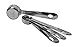Durable Stainless Steel Measuring Spoons Set, Long Handles, 4-Piece, For Dry and Liquid Ingredients, Rust Proof, Engraved US Measurements, by KUFL (Kitchen Utensils For Life)