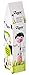 Vigar Mooo Dish Brush With Soap Dispenser and Spatula, 10-Inches, Green, Pink, Black, White