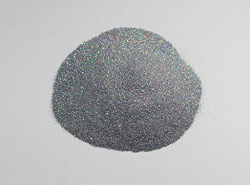 Silver, Extra Fine Holographic Glitter 1/128, 4oz Shaker Bottle