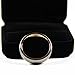 [EnvyJ] 7mm 18K Rose Gold Plated Tungsten Carbide Domed Brushed Men's Women Wedding Band Ring in Comfort Fit Finish Fit Size 5-16 w/ velvet ring box (5)
