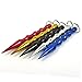 H&ZT Craft Self-Defence Key Chain, Aluminum Anti-Wolf Defense Keychain Portable Self Defense Tool Women Girls (9 Pcs)