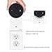 Asmader Outlet Shelf Wall Mount Hanger Stand for Home Voice Accessories Holder,A Space-Saving Solution for Your Smart Speakers Without Messy Wires or Screws (Duplex Outlet ONLY)