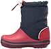 Crocs Crocband LodgePoint Pull-On Boot (Toddler/Little Kid), Navy/Red, 12 M US Little Kid