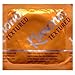 Kimono Microthin Ribbed/Textured, Premium Lubricated Latex Condoms and Silver Pocket/Travel Case-24 Count