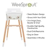 weesprout wooden high chair