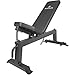 Titan Fitness Adjustable Flat Incline Weight Bench for Free Weights & Dumbbells