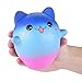 Cartoon Galaxy Kitty - Franterd Stress Reliever Kawaii Toy - Scented Slow Rising Squishy Simulation Gift - Kids &Adults Decompression Squeeze Toys - Educational Hop Decorative Props Toys